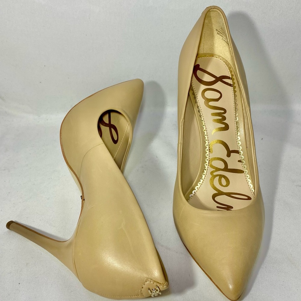 New Sam Edelman Danna Heel Nude